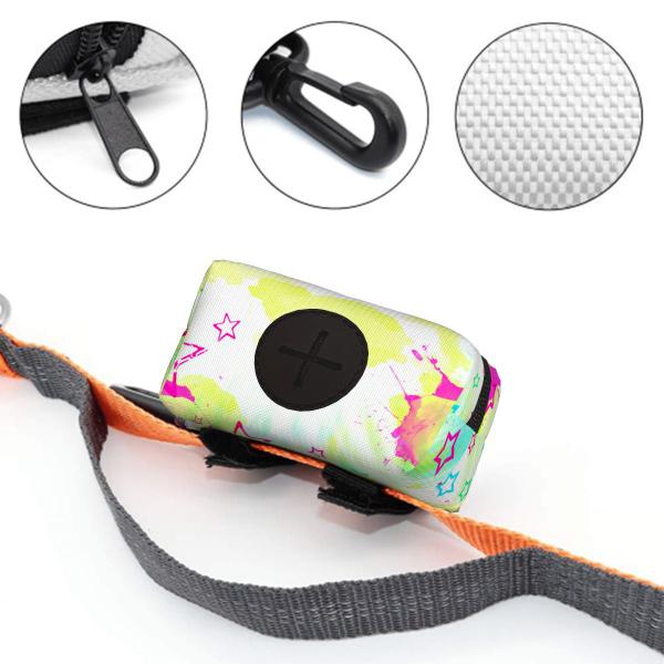 Kack & Pack mit Hundemotiv Sienna - Hundekottütentasche, Hundekotbeutelhalter, bunt, Polyster, Mischling, Mix, Windhund, Podenco