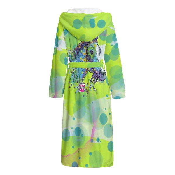 Bunter Bademantel Tasci aus Flanell – flauschig & farbenfroh, Größen S–2XL