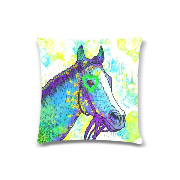 Sofakissen-Bezug Tasci - Popart Hundeporträt, 50x50 cm, Baumwolle & Polyester, beidseitig bedruckt, waschbar - Kopie