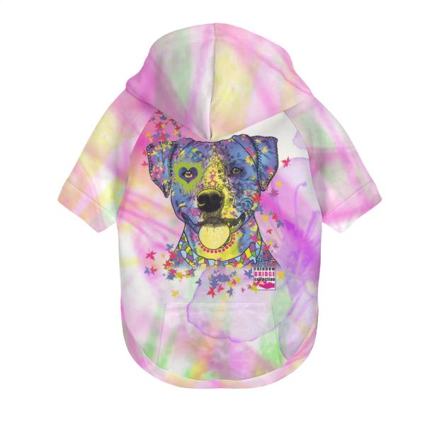 Hunde Pullover Rückeseite. In den Farben von Amy 3 Bild und dem Bild von Tayra drauf