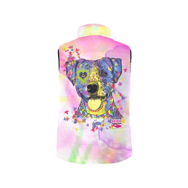 Weste mit Hundemotiv Tayra - 100 % Polyester, Wattiertes Futter, Ärmellos, bunt, Hundemotiv, AmStaff, Staff, Staffordshire, Pitbull, Pit