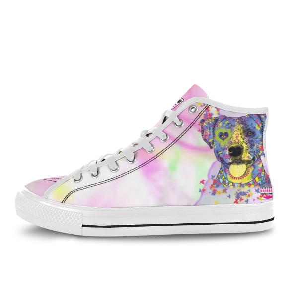 Sneaker mit Hundemotiv Tayra - Turnschuh, Sportschuh, bunt, Unisex, Grösse 36-46, Mischling, Mix, Staffordshire, AmStaff, Staff, SOKA, Listenhund