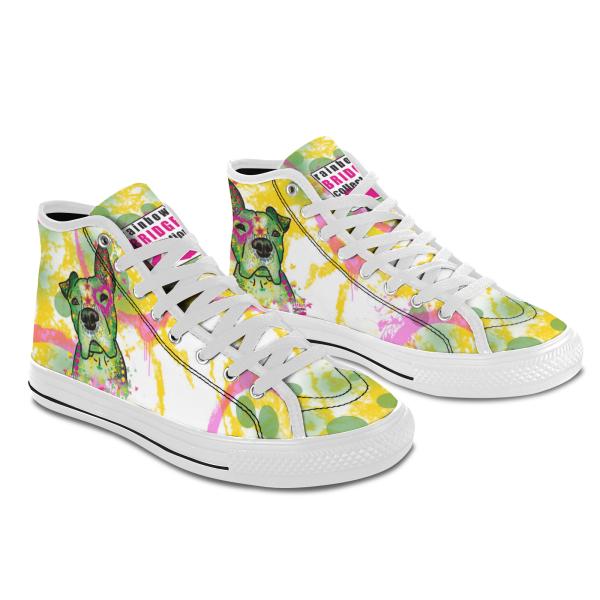 Sneaker mit Hundemotiv Tyson - Turnschuh, Sportschuh, bunt, Unisex, Grösse 36-46, Mischling, Mix, Staffordshire, AmStaff, Staff, SOKA, Listenhund, XXL Bully